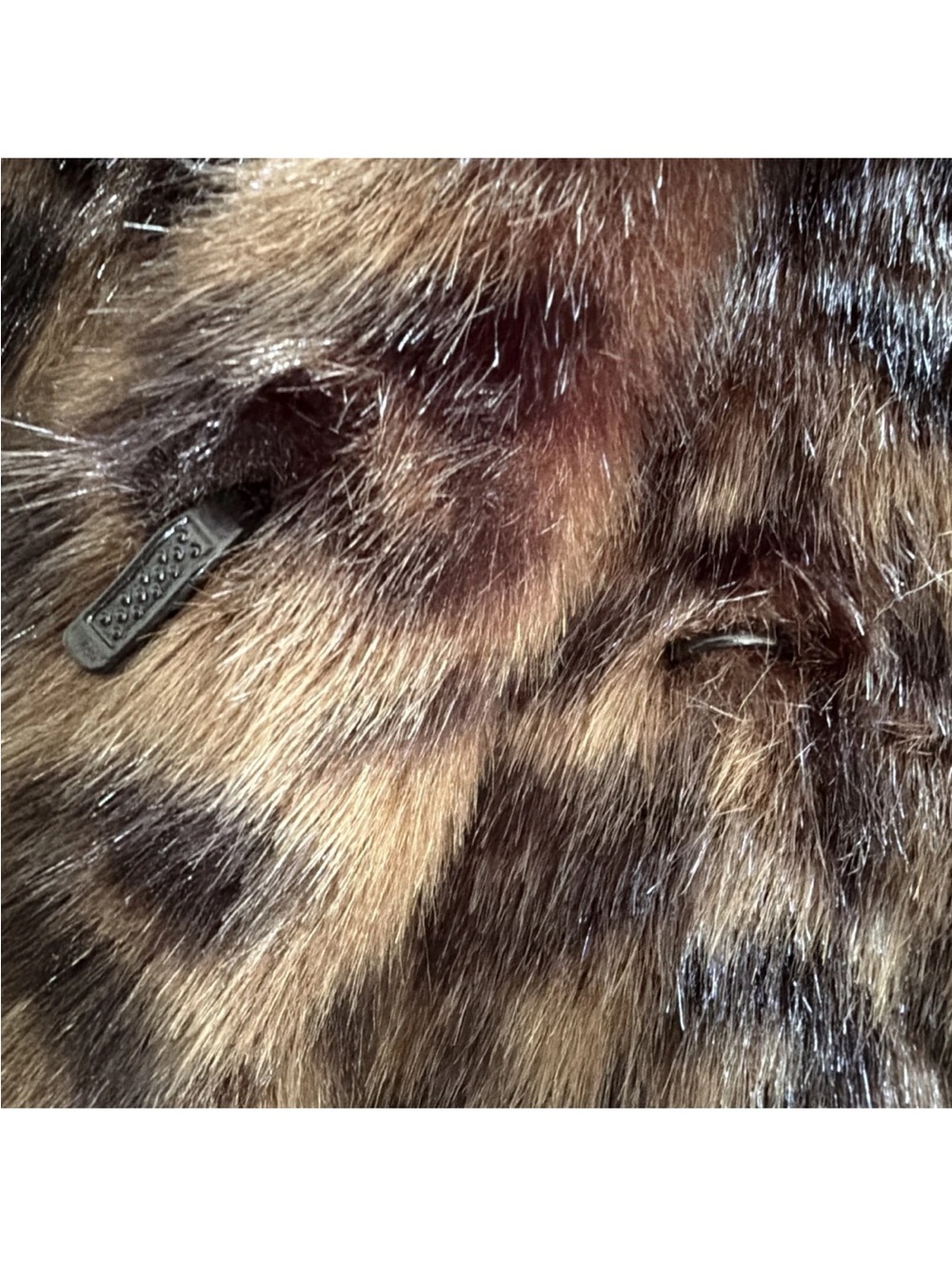NWT Garnet Hill Velvet by Graham & Spencer Leopard Print Faux Fur Coat Size XL - Picture 10 of 12